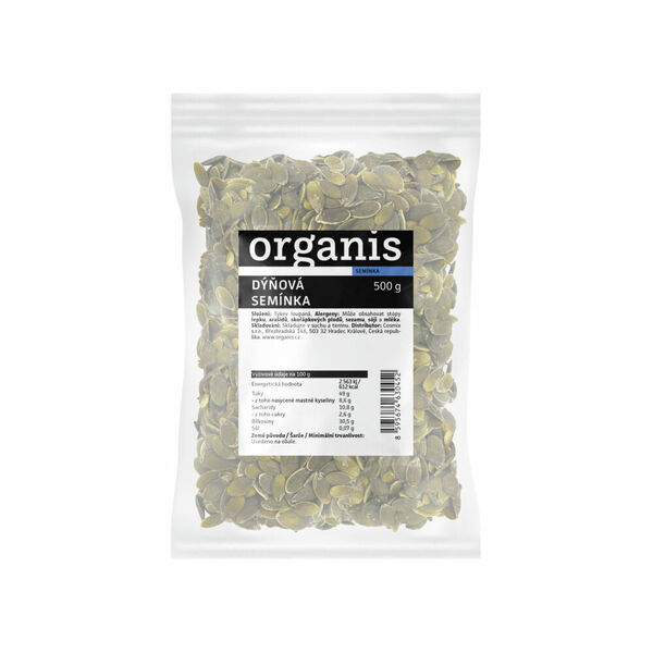 ORGANIS Dýňová semínka 500 g porovnat ceny