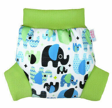 Petit Lulu Sloníci (tyrkys) - pull-up svrchní kalhotky - XS porovnat ceny