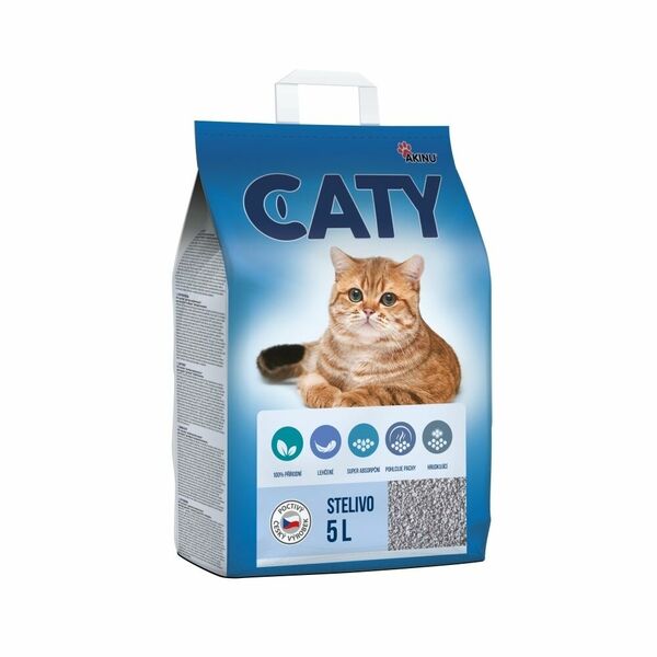 Akinu Caty křemelinové stelivo pro kočky 5 l porovnání ceny