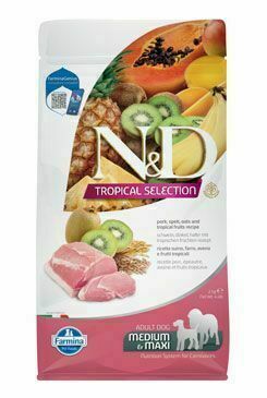N&d Tropical Selection Dog Adult M/l Pork 2kg porovnat ceny