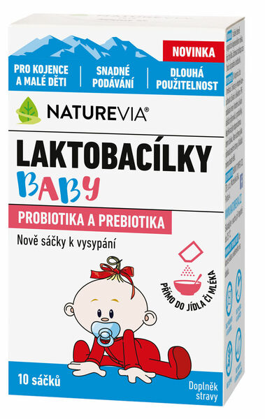 Swiss NatureVia Laktobacilky baby 10 sáčků porovnat ceny