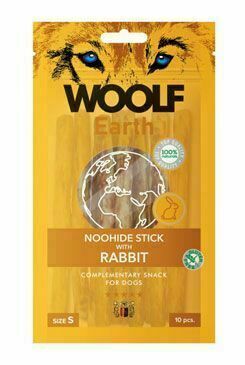 Woolf pochoutka earth noohide S rabbit 90g porovnat ceny