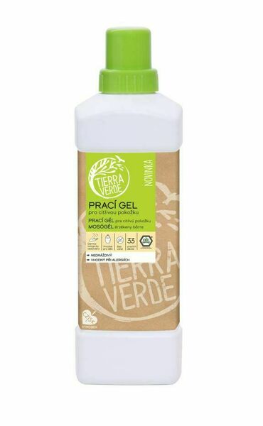 Tierra Verde Prací gel pro citlivou pokožku láhev 1 l porovnat ceny