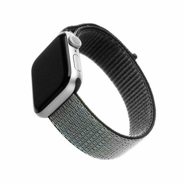 FIXED Nylonový řemínek Nylon Strap pro Apple Watch 40mm/ Watch 38mm, šedý 1ks porovnat ceny