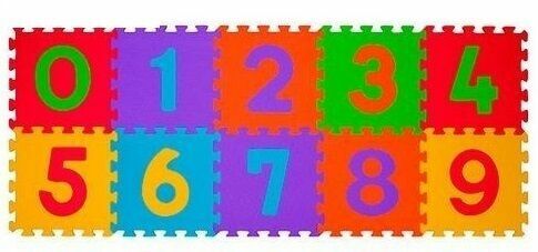 BabyOno  Puzzle pěnové číslice 10 ks, 6m+ porovnat ceny