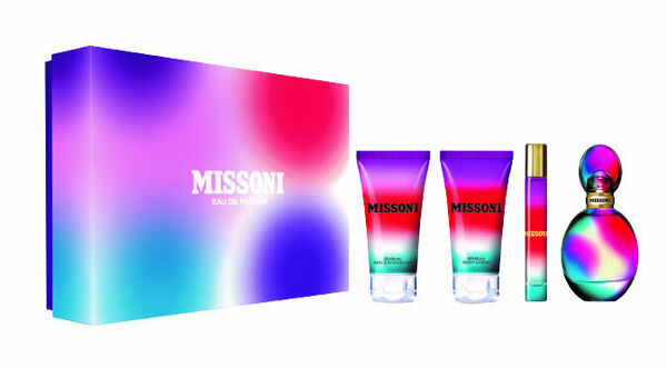 Missoni pour Femme Set Eau de Parfume 50ml + Body Lotion 50ml + Bath&Shower Gel 50ml + Travel Spray 10ml porovnat ceny