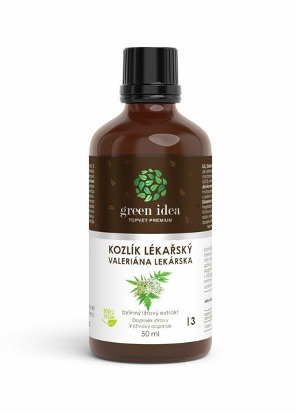Green idea Kozlík lékařský bylinný extrakt 50 ml porovnat ceny