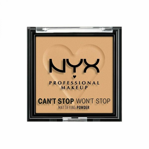 NYX Professional Makeup Can't Stop Won't Stop Mattifying Powder kompaktní pudr - odstín 05 Golden 6g porovnat ceny