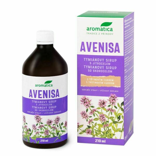Aromatica AVENISA tymiánový sirup s jitrocelem 210 ml porovnat ceny
