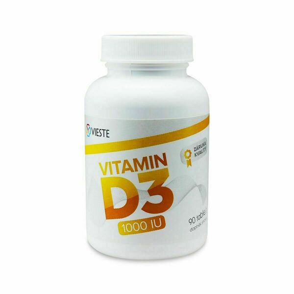 Vieste Vitamin D3 1000 IU 90 tablet porovnat ceny