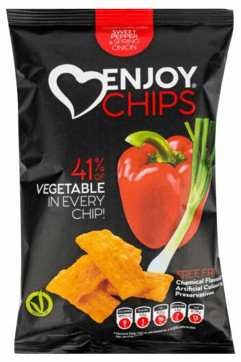Enjoy Chips Sladká paprika a jarní cibulka 40g porovnat ceny