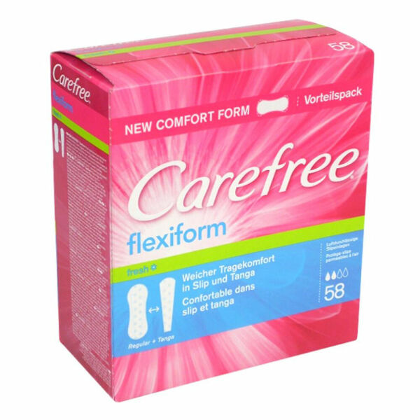 CAREFREE Flexiform slipové vložky se svěží vůní 56 kusů porovnat ceny
