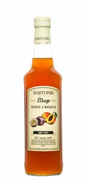 BARTONIK Sirup broskev & maracuja 500 ml porovnání ceny