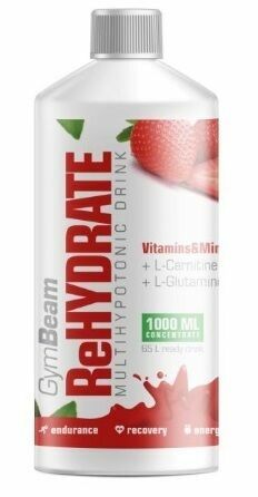 GymBeam ReHydrate strawberry 1000ml porovnat ceny