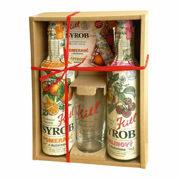 II. jakost Kitl Syrob Malina+Pomeranč dárkové balení 2 x 500 ml porovnat ceny