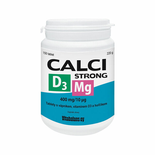 VITABALANS Calci Strong + Mg + vitamím D3 150 tablet porovnat ceny