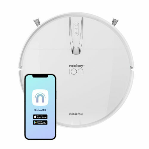 Niceboy Robotický vysavač ION Charles i4 White porovnat ceny