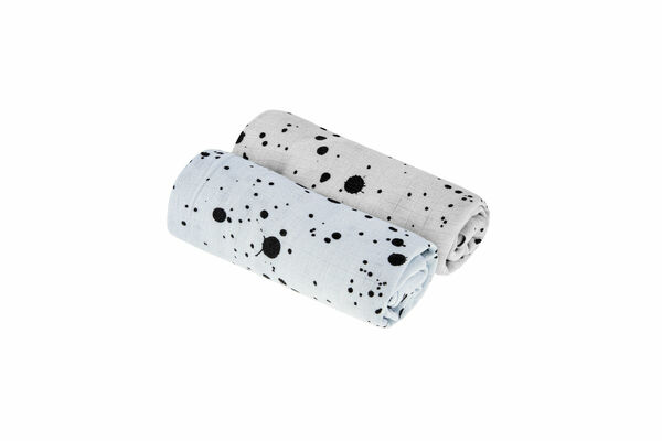 Sleepee Big Nappies Mušelínové bambusové pleny šedá/modrá 2ks porovnat ceny