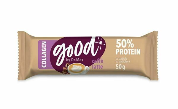 Dr. Max Protein Bar 50% Caffe Latte Collagen proteinová tyčinka 50 g porovnat ceny