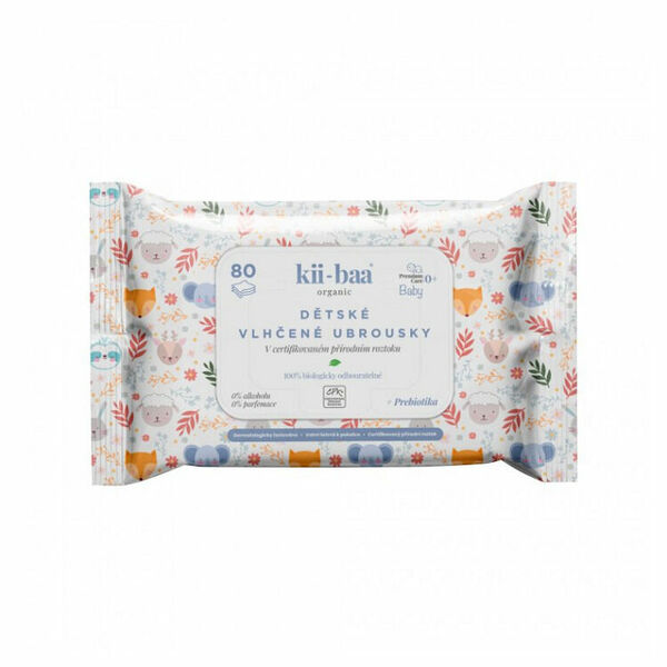 KII-BAA ORGANIC Vlhčené ubrousky 80 kusů porovnat ceny