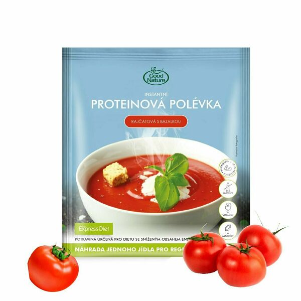 Express Diet Proteinová rajčatová polévka s bazalkou na hubnutí 60g porovnat ceny
