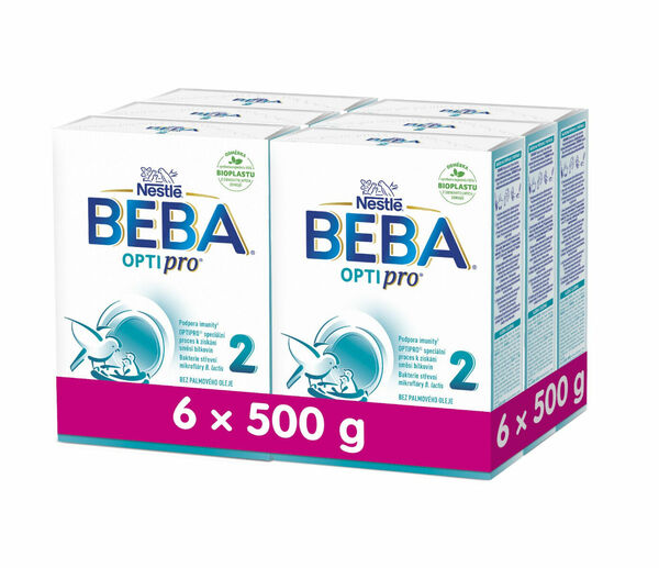 BEBA OPTIPRO 2 Pokračovací kojenecké mléko 6x500 g porovnat ceny