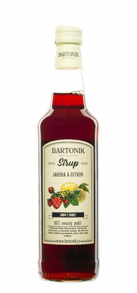 BARTONIK Sirup jahoda & citron 500 ml porovnat ceny