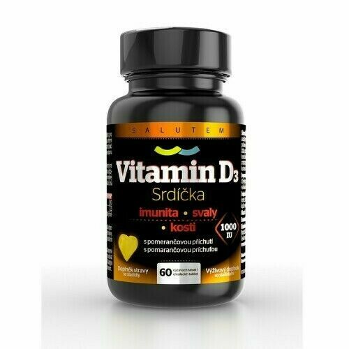Vitamin D3 1000 IU srdíčka tbl.60 porovnat ceny