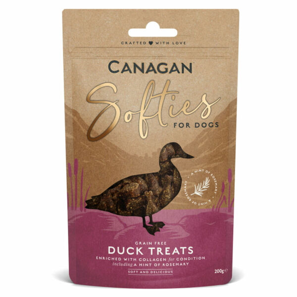 CANAGAN Softies duck treats pamlsky pro psy 200 g porovnat ceny