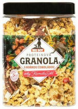 BIG BOY® Proteinová granola s hořkou čokoládou by @kamilasikl 360g porovnat ceny