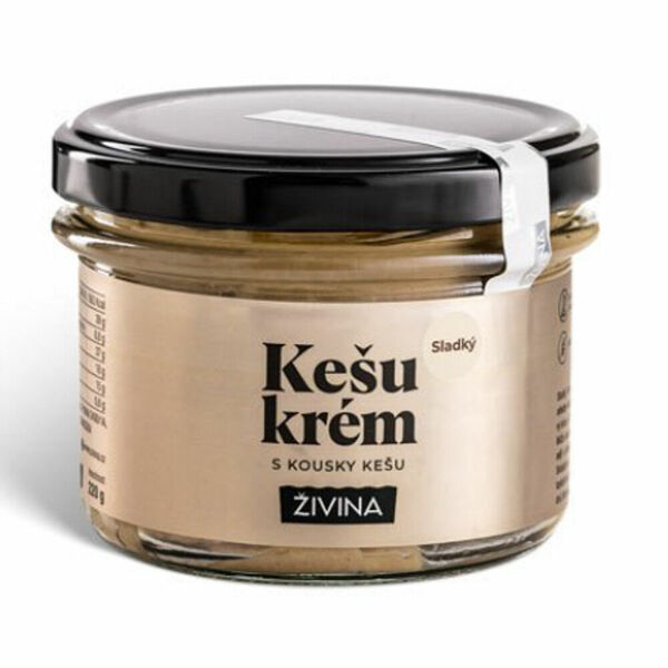 ŽIVINA Kešu krém s kousky kešu sladký 220 g porovnat ceny