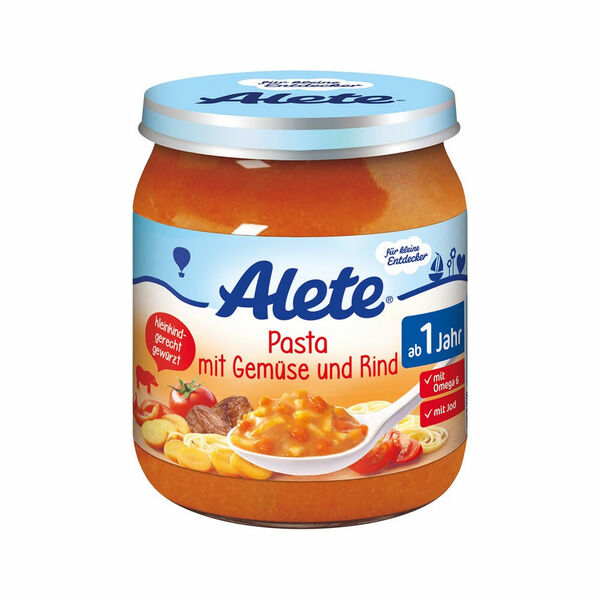 ALETE Těstoviny se zeleninou a hovězím masem 250 g porovnat ceny