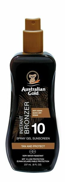 Australian Gold Spray Gel + Bronzer SPF10 237 ml porovnat ceny