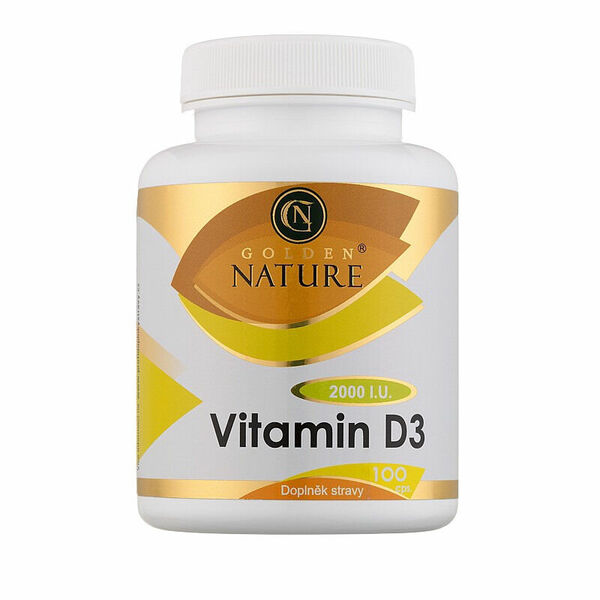 Golden Nature Vitamin D3 2000 I.U. 100 kapslí porovnat ceny