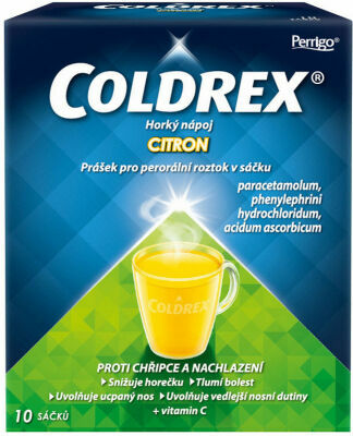 Coldrex Horký nápoj Citron por.plv.sol.scc.10 porovnat ceny