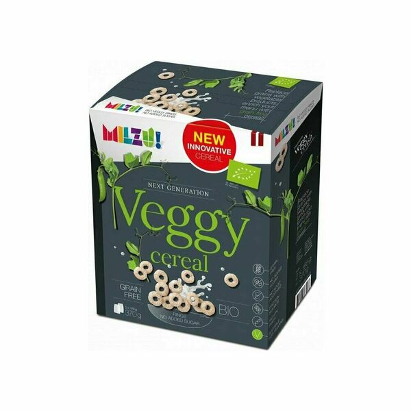 Milzu! BIO Bezobilné Veggy Cereálie Kroužky bez přidaného cukru 185g porovnat ceny