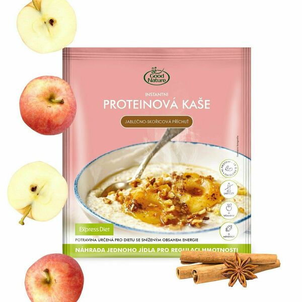 Express Diet Proteinová kaše s jablečno-skořicovou příchutí na hubnutí 60g porovnat ceny