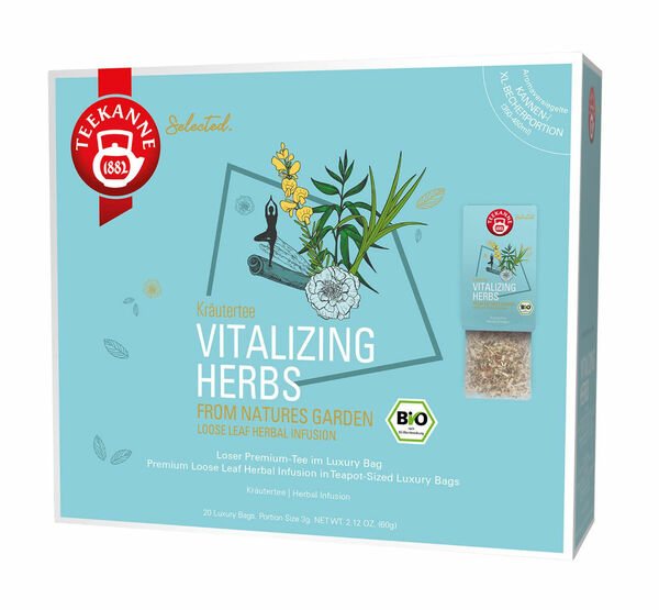 Teekanne Vitalizing Herbs Luxury Bags BIO 20x3 g porovnat ceny
