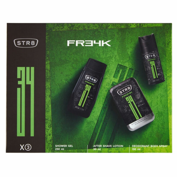 STR8 Dárkové balení FR34K voda po holení, sprchový gel, deodorant 50 ml + 250 ml + 150 ml porovnat ceny
