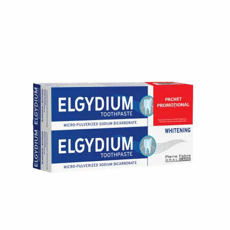 Elgydium whitening zubní pasta 2 x 75 ml porovnat ceny
