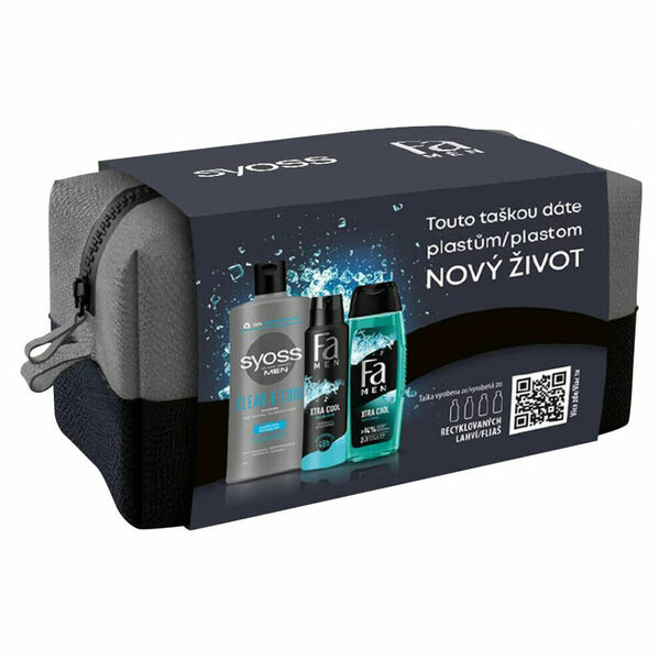 FA & SYOSS Men Bag Sprchový gel 250 ml + antiperspirant 150 ml + šampon na vlasy 440 ml + taštička Dárkové balení porovnat ceny
