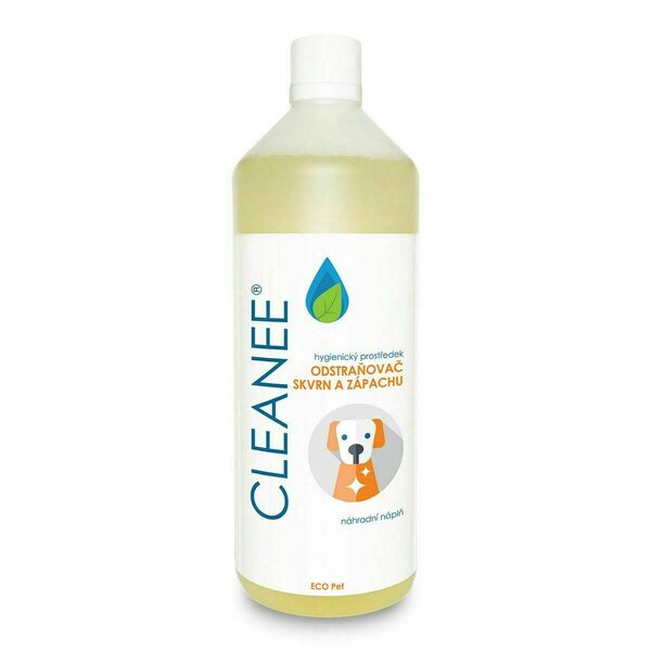 CLEANEE ECO Pet Hygienický odstraňovač skvrn a zápachu náhradní náplň 1 l porovnat ceny