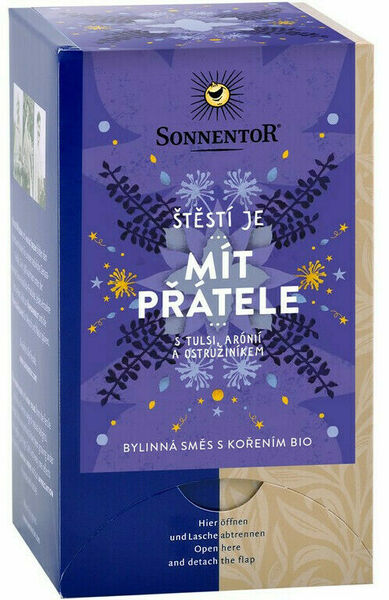 Sonnentor  Bio Štěstí je mít přátele 18x1,5g porovnat ceny