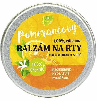 Vivaco 100% Přírodní balzám na rty s bio pomerančovým olejem 25 g porovnat ceny