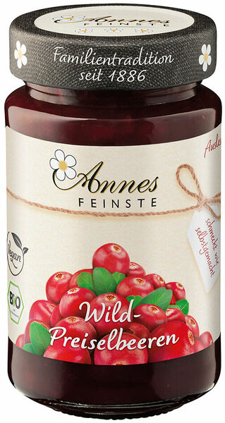 Annes Feinste Bio Brusinky - zavařenina s agávovým sirupem 250 g porovnat ceny