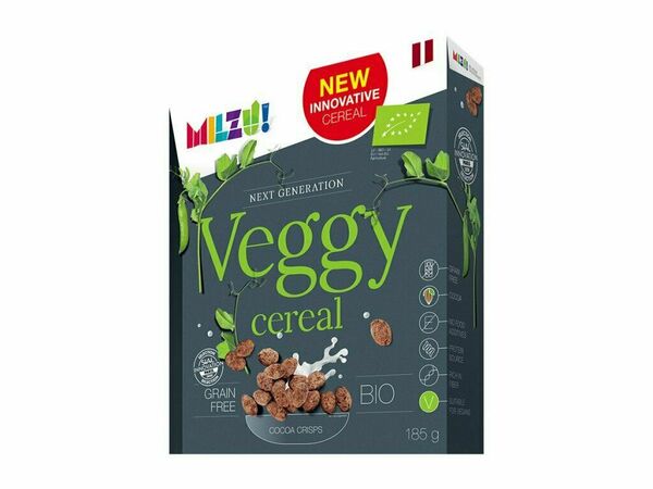 Milzu! BIO Bezobilné Veggy Cereálie Křupinky s kakaem 185g porovnat ceny