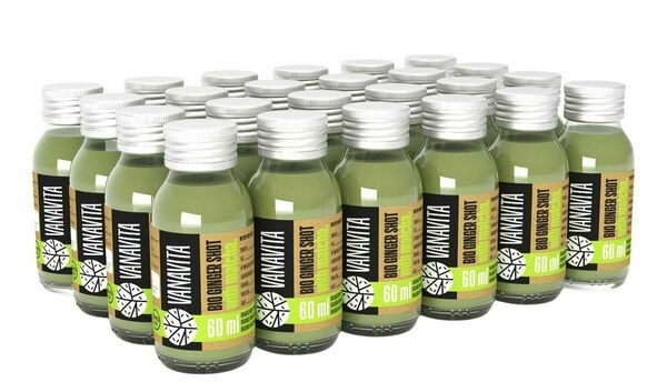 VanaVita BIO Zázvorový shot s matcha 24 x 60 ml porovnat ceny