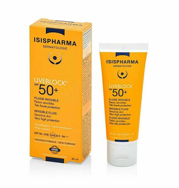 ISISPHARMA UVEBLOCK Invisible Fluid SPF50+ 40 ml porovnat ceny