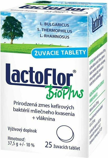 LACTOFLOR BioPlus žvýkací tablety 25 ks porovnat ceny