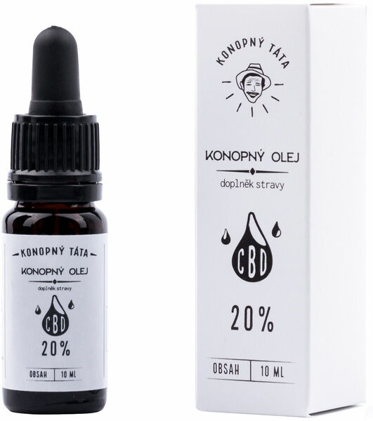 Konopný Táta CBD Konopný olej 20% 10ml porovnat ceny